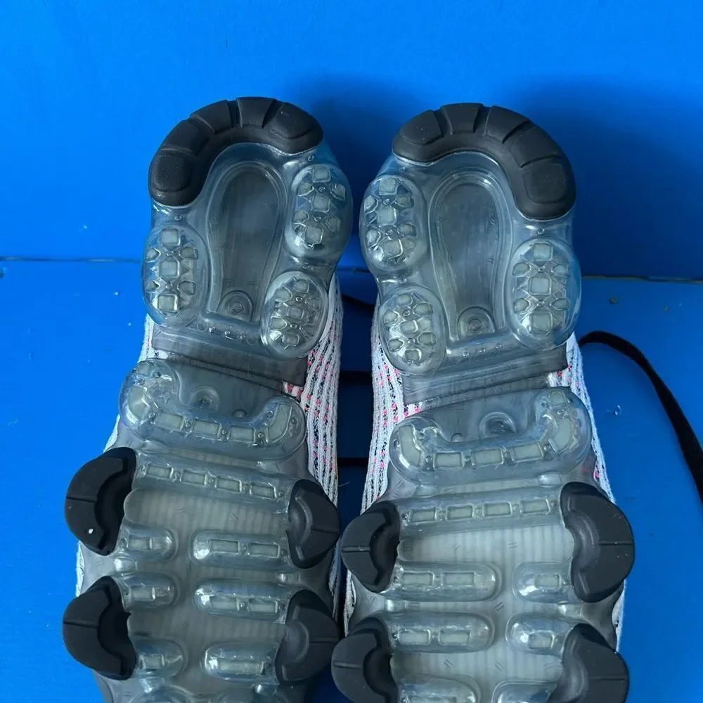 Nike Air VaporMax FK 3 GS White Dynamic Yellow - BQ5238 102 - Size: 6Y /…